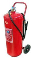 Extintores de incêndio tipo Água Pressurizada classe A - Sobre rodas