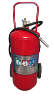 Extintores de incêndio tipo Espuma Mecânica - Sobre rodas