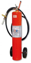 Extintores de incêndio tipo Pó Químico classe ABC - Sobre rodas