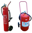 Extintores de incêndio tipo Pó Químico classe BC - Sobre rodas